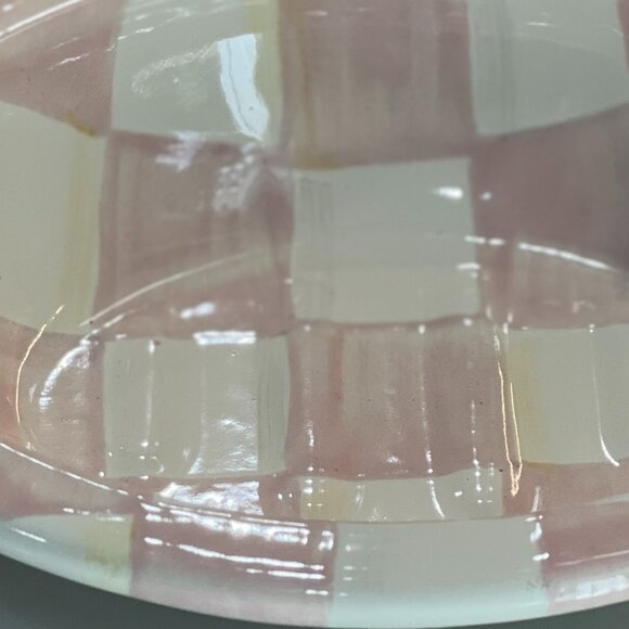 MacKenzie-Childs Rosy Check Soap Dish-NEW - Picture 15 of 16